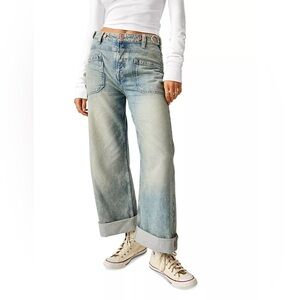 We The Free Palmer Cuffed Jeans in La La Land